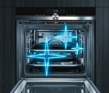 Siemens iQ500 Ovn Integrert HB579GBR3 (Sort/Rustfritt stål)
