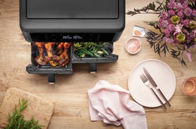 F&B Dual Zone airfryer 11L 34757 (sort)