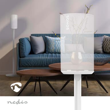 Nedis Speaker Mount | Kompatibel med: Sonos® Era100 | Stativ | 3 kg | Fort | ABS / Metall | Hvit