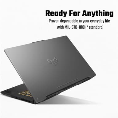 Asus TUF Gaming 17 i5-12H/8/512/3050 17,3" bærbar gaming-PC