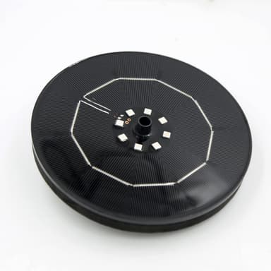 Vannfontene med solcelledrevet batteri, 16 cm diameter