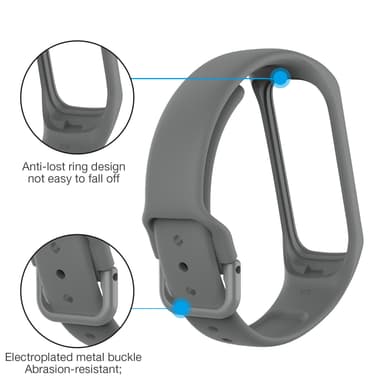 Klokkereim Samsung Galaxy Fit 2 SM-R220 Grå