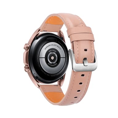 Klokkereim i ekte skinn til Samsung Galaxy Watch 3 Rosa