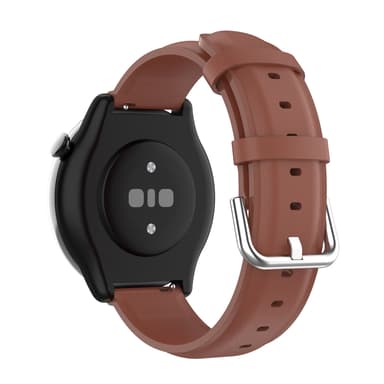 Klokkerem i ekte skinn Brun 22 mm