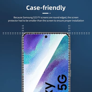 Skjermbeskytter Samsung Galaxy S21 herdet glass 3-pakning