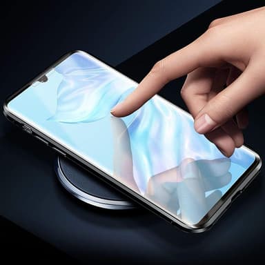 Deksel til Huawei P30 Pro, med skjermbeskytter, sølv