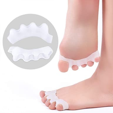Tåskiller for Hallux valgus 1 par Hvit
