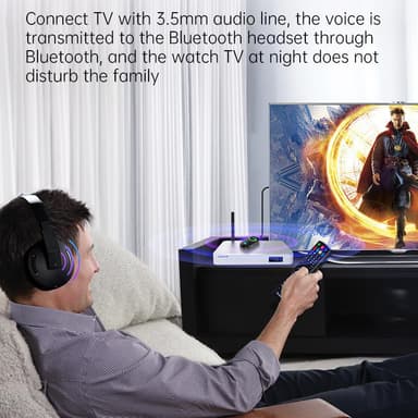 Bluetooth trådløs sender / mottaker, handsfree AUX