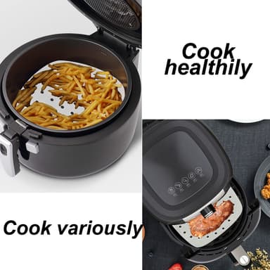 Air Fryer engangs, papirfôr non-stick 200-pak Hvit 20.5 cm