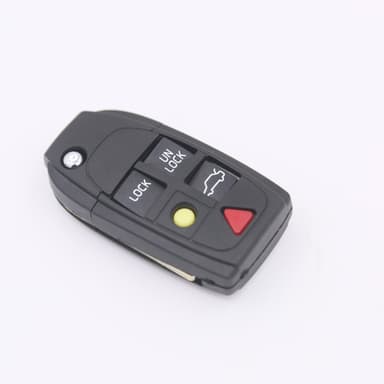 Bilnøkkeldeksel til Volvo 5 knapper svart