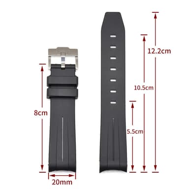 Utskifting av klokkerem for Rolex Submariner-serien 20 mm