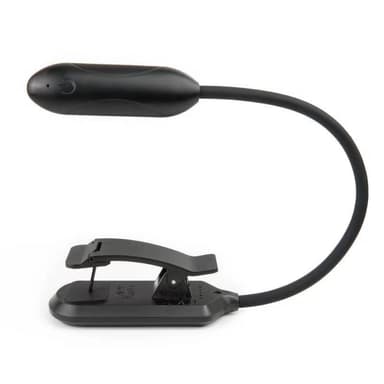 Leselampe med tre lysfarger og dimmer / Oppladbar leselampe