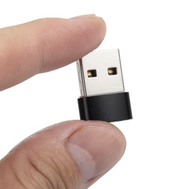 USB-C til USB 2.0-adapter Sort