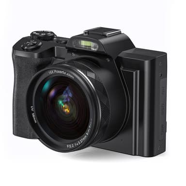 Digitalkamera 5K 48MP 16 x zoom 3,5-tommers skjerm, autofokus