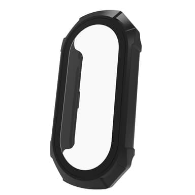 Deksel med skjermbeskytter for Xiaomi Mi Band 4/5/6 Sort