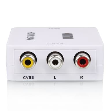 HDMI til AV / RCA signalomformer 1080p