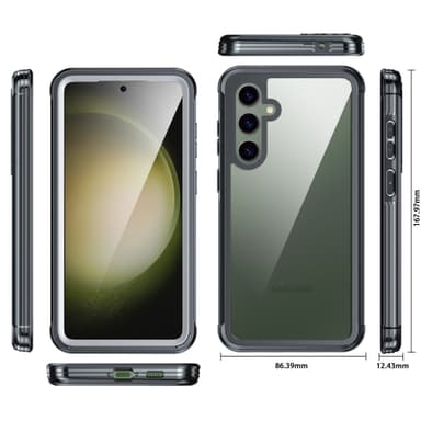 Beskyttelsesveske til Samsung Galaxy S23FE, anti-sjokk, anti-slitasje, anti-fall