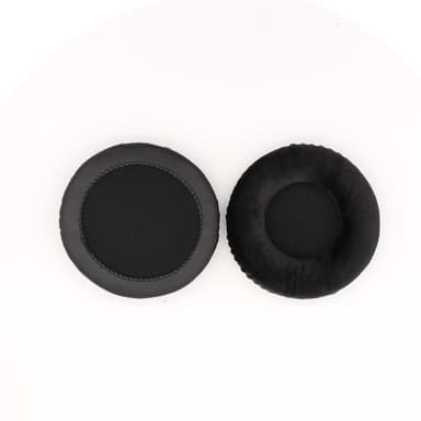 1 par universelle, runde flanell-øretelefondeksler til øreputer 8 cm