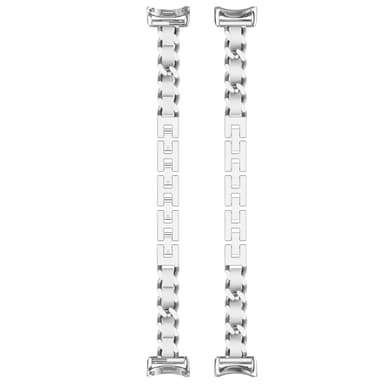 Xiaomi Band 9/9 NFC fasjonabel armbåndsrem Sølv