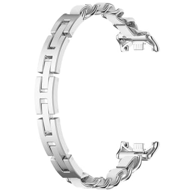 Xiaomi Band 9/9 NFC fasjonabel armbåndsrem Sølv