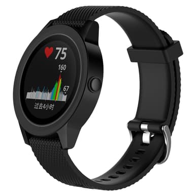 Garmin Forerunner 245 / 245M klokkereim i silikon Svart