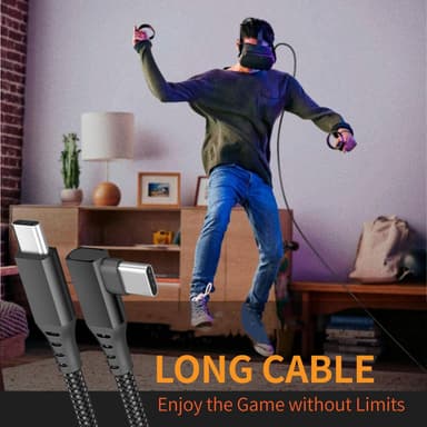 Overgangskabel USB-C for Oculus Quest 2 3 m