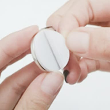 Supersterke neodymmagneter med selvklebende bakside, 10 stk. Sølv 15 x 3mm
