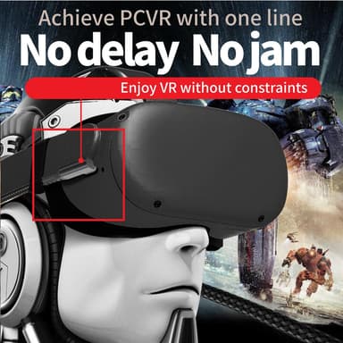 Overgangskabel USB-C for Oculus Quest 2 3 m