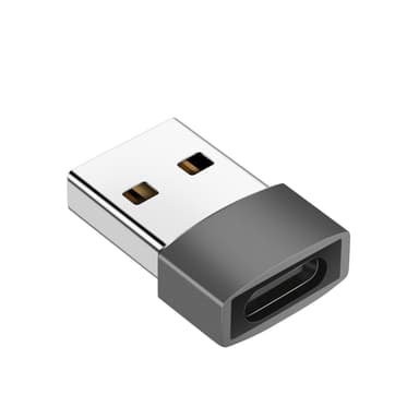 USB-C til USB 2.0-adapter Mørk grå
