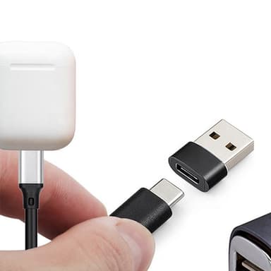USB-C til USB 2.0-adapter Mørk grå