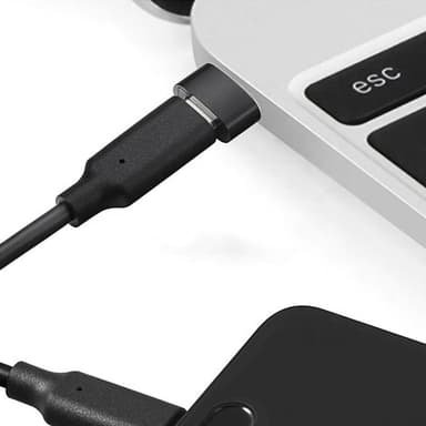 USB-C til USB 2.0-adapter Mørk grå