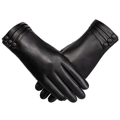 Touch hansker dame str 1 par Sort M