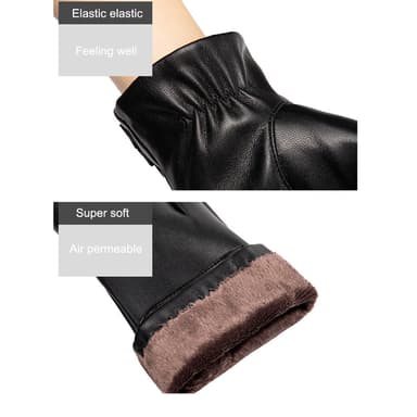 Touch hansker dame str 1 par Sort M