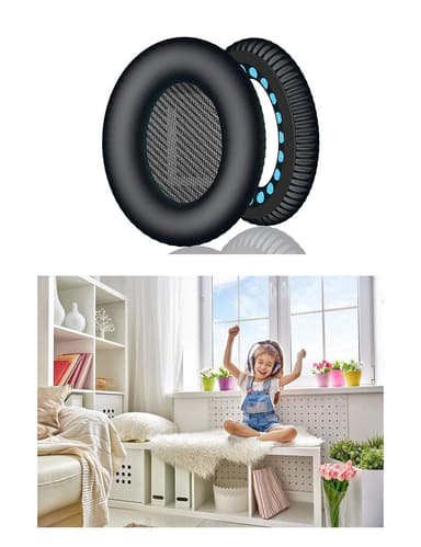 Øreputer Bose QC35/25/15, AE2, AE 2i, AE 2w, SoundTrue, SoundLink Sort