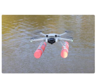 Flytende landingsutstyr for vannlanding DJI Mini 3 Pro/Mini3/Mini 4 Pro Grå