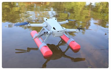 Flytende landingsutstyr for vannlanding DJI Mini 3 Pro/Mini3/Mini 4 Pro Grå