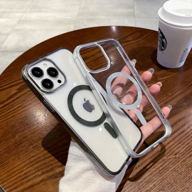 TPU fargerikt magnetisk telefondeksel i glass, slitesterk støtsikker Flerfarget iPhone 15 Pro