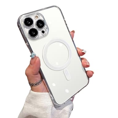 TPU fargerikt magnetisk telefondeksel i glass, slitesterk støtsikker Flerfarget iPhone 15 Pro