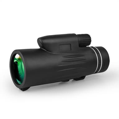 Monokulært teleskop 12×50 Zoom BAK4 Prism Sort