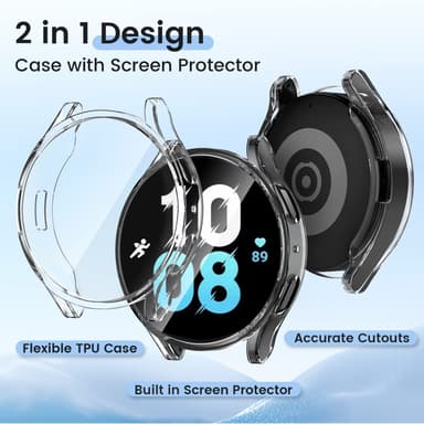 Beskyttelsesveske TPU Gjennomsiktig 40 mm