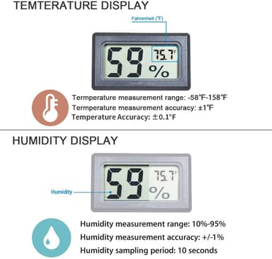 Hygrometer / Termometer i lite format