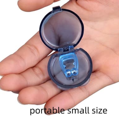 Magnetisk neseklemme mot snorking 6-pakning Gjennomsiktig