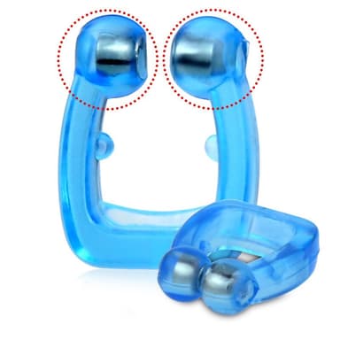 Magnetisk neseklemme mot snorking 6-pakning Gjennomsiktig