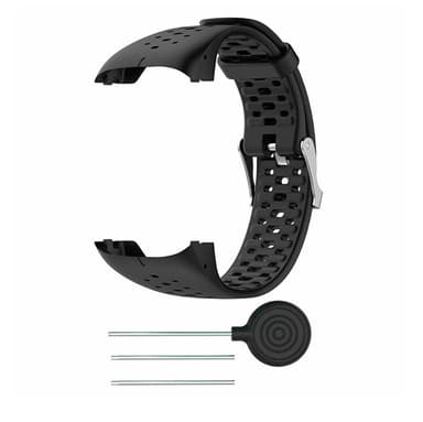 Klokkereim til Polar M400 / M430 i silikon Sort