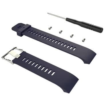Silikonreim til Garmin Forerunner 35/30, marineblå