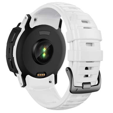Silikon Quick-Release klokkerem for Garmin Instinct 2X 26mm Hvit