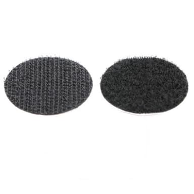 Rund selvklebende borrelås (1 cm) 500-pak
