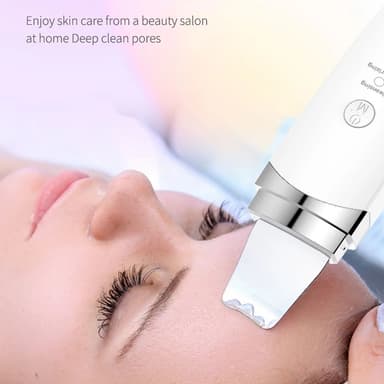 Ansiktsrenser med ultralyd for peeling Hvit
