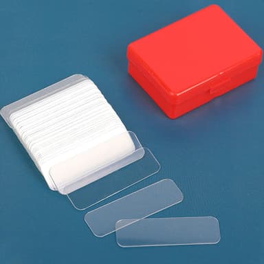 Tosidige klistremerker selvklebende tape Ingen spor Sticky selvklebende tape 120 stk. Gjennomsiktig
