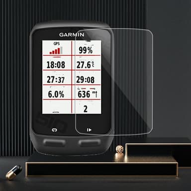 2-pack skjermbeskytter kompatibel med Garmin Edge 530/830, Approach G80 Gjennomsiktig